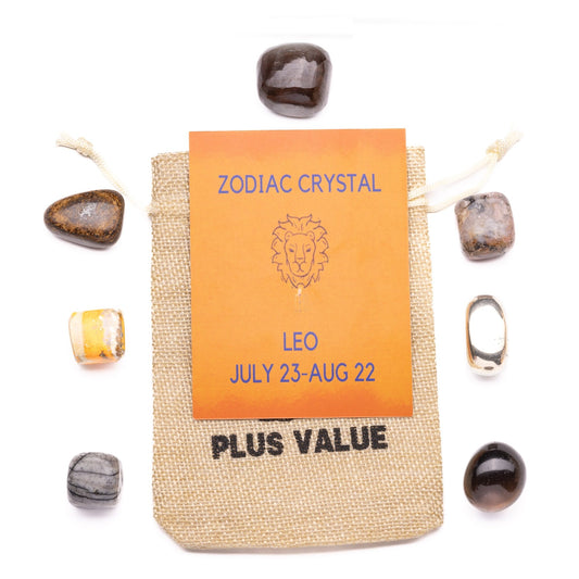 zodiac crystal bag for leo sign