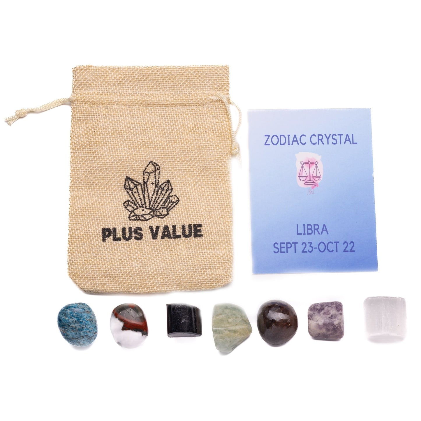zodiac crystal bag for libra sing healing