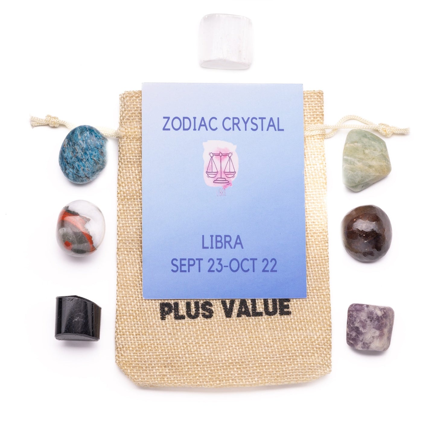 zodiac crystal bag for libra sing