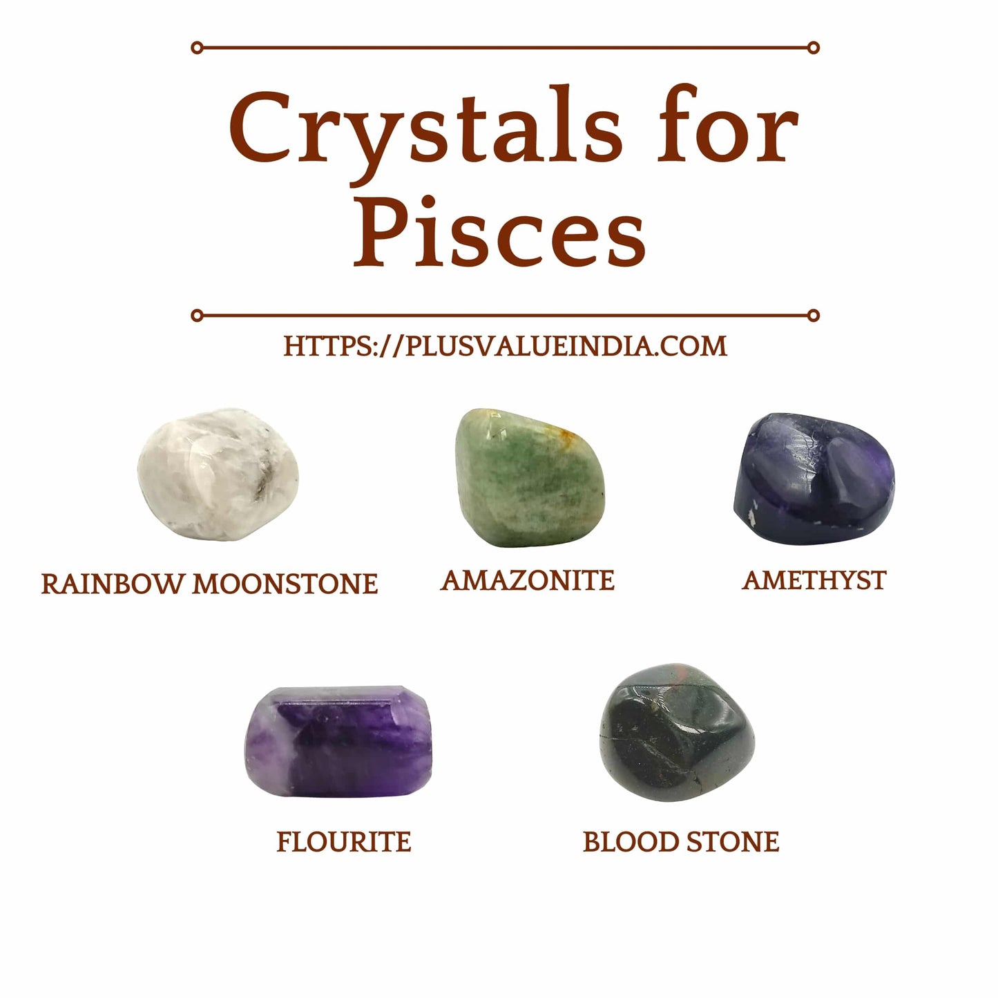 Zodiac Crystal Bag – Pisces Birth Stones