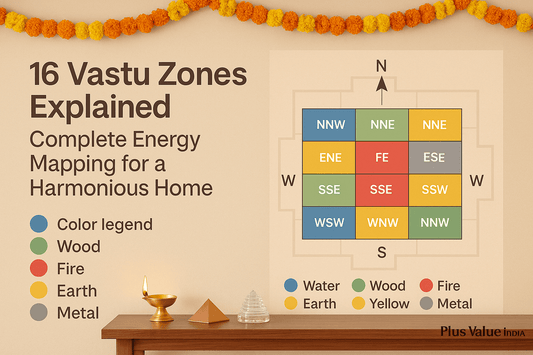 16 Vastu Zones Explained: Complete Energy Mapping for a Harmonious Home - plusvalueindia