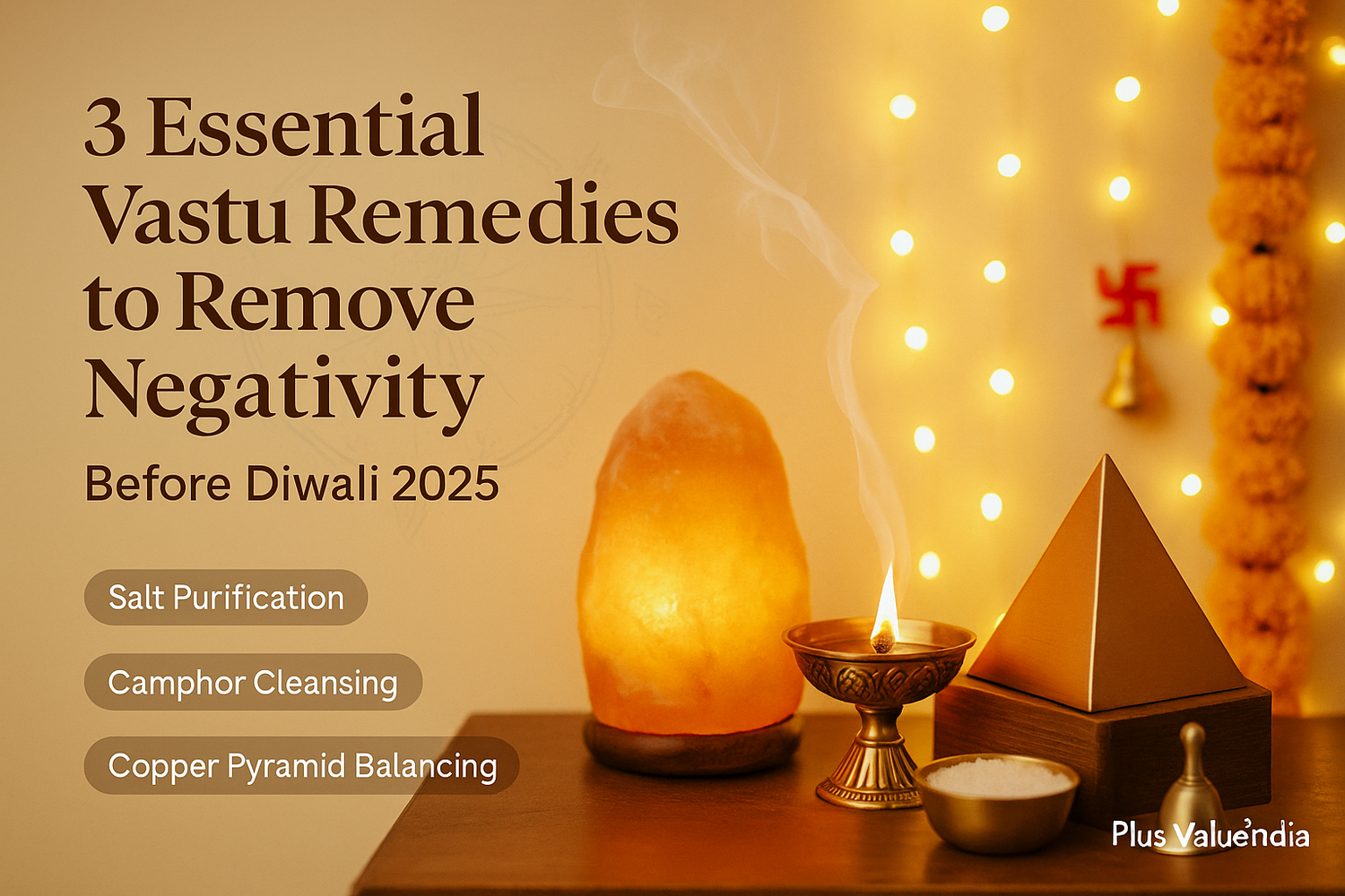 3 Essential Vastu Remedies to Remove Negativity Before Diwali 2025
