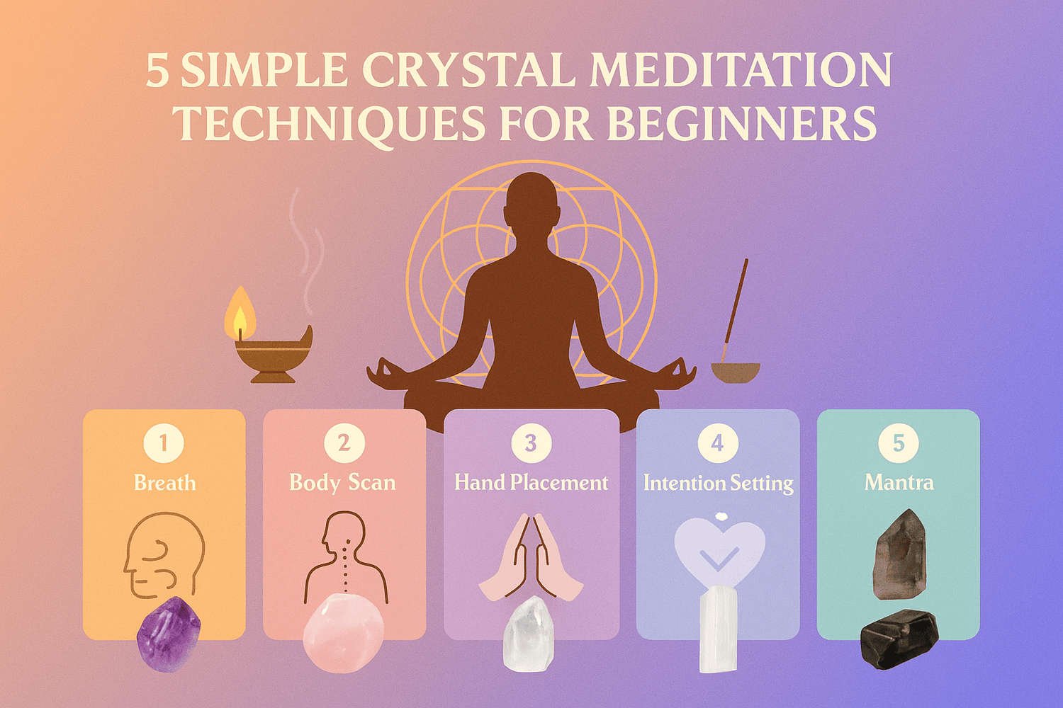 5 Simple Crystal Meditation Techniques for Beginners - plusvalueindia