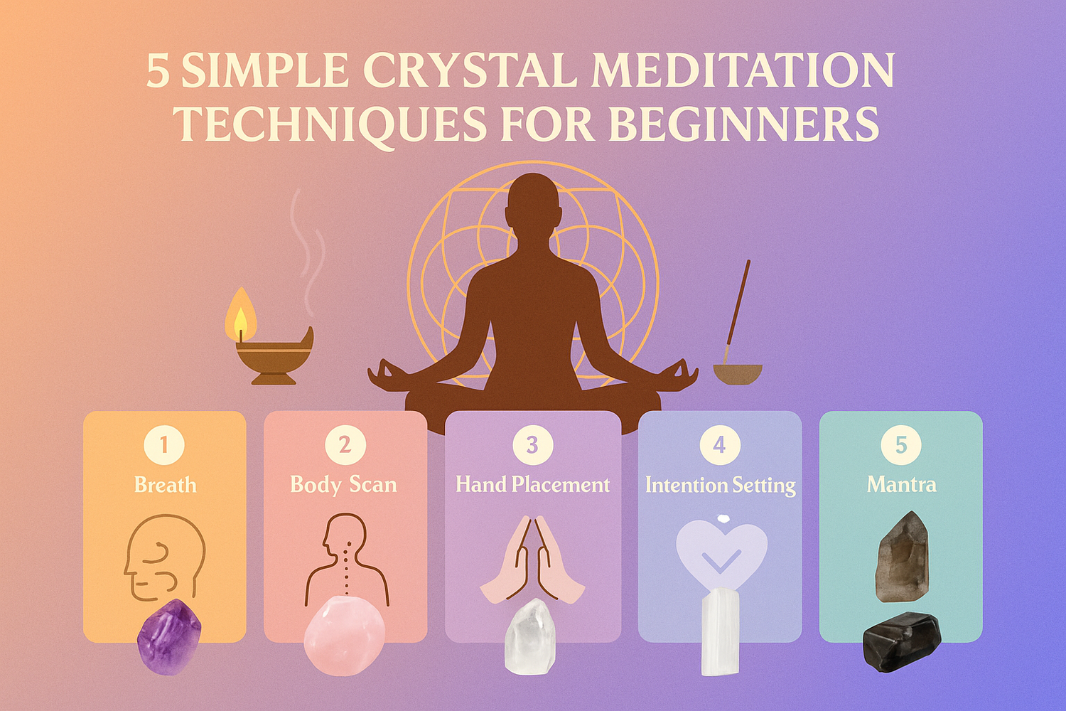 5 Simple Crystal Meditation Techniques for Beginners