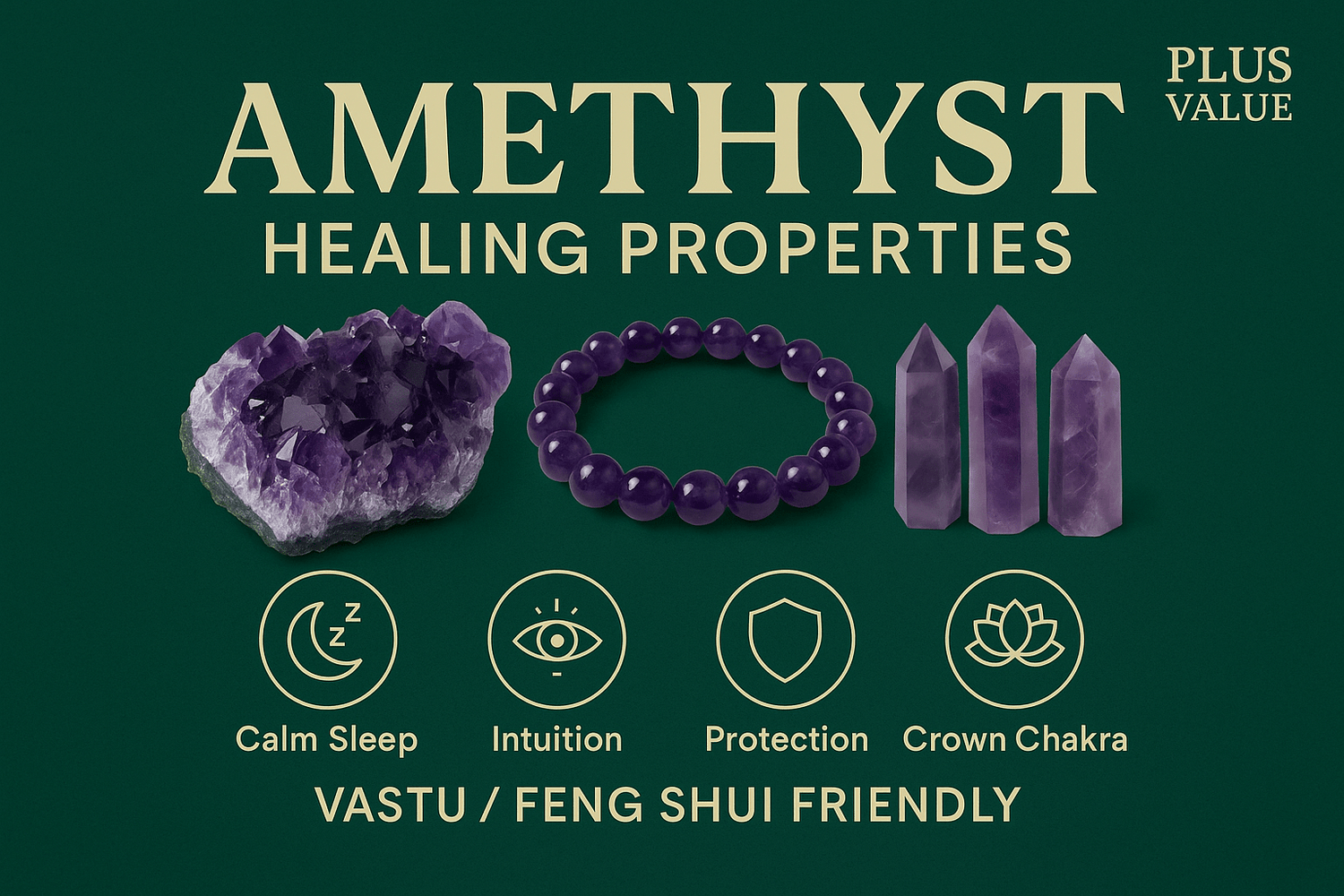 Amethyst Healing Properties: A Complete Guide to the Master Healer - plusvalueindia