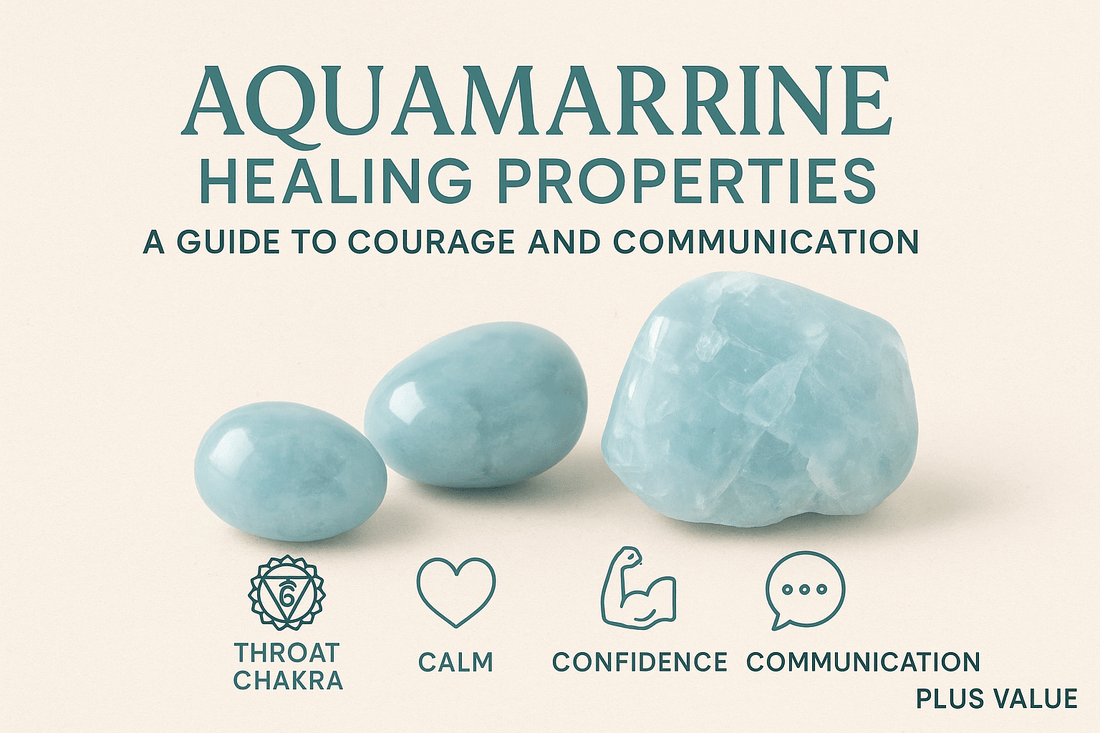 Aquamarine Healing Properties: A Guide to Courage and Communication - plusvalueindia
