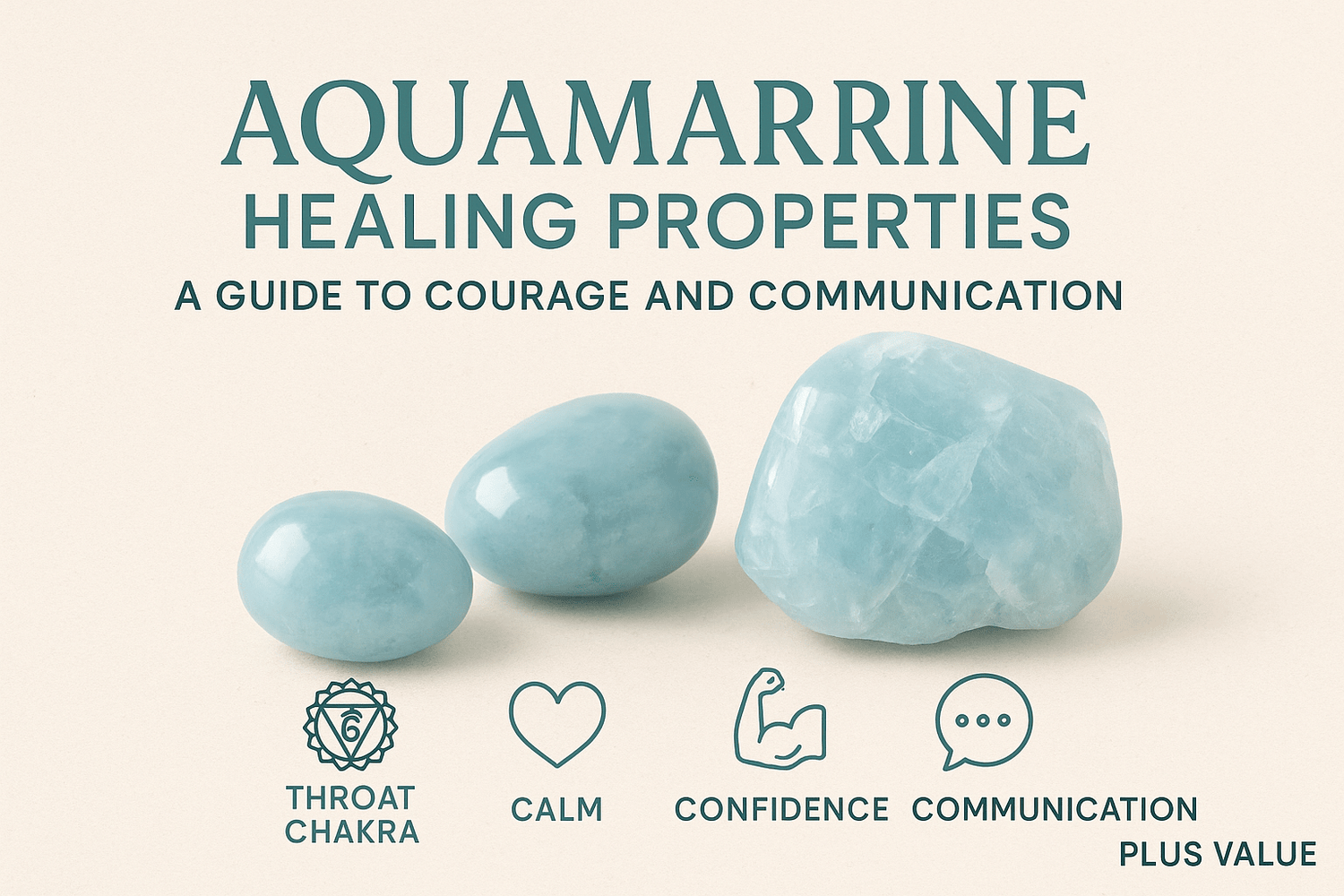 Aquamarine Healing Properties: A Guide to Courage and Communication - plusvalueindia