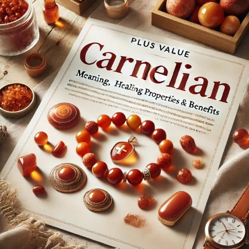 Carnelian Stone Meaning, Healing Properties & Benefits - plusvalueindia