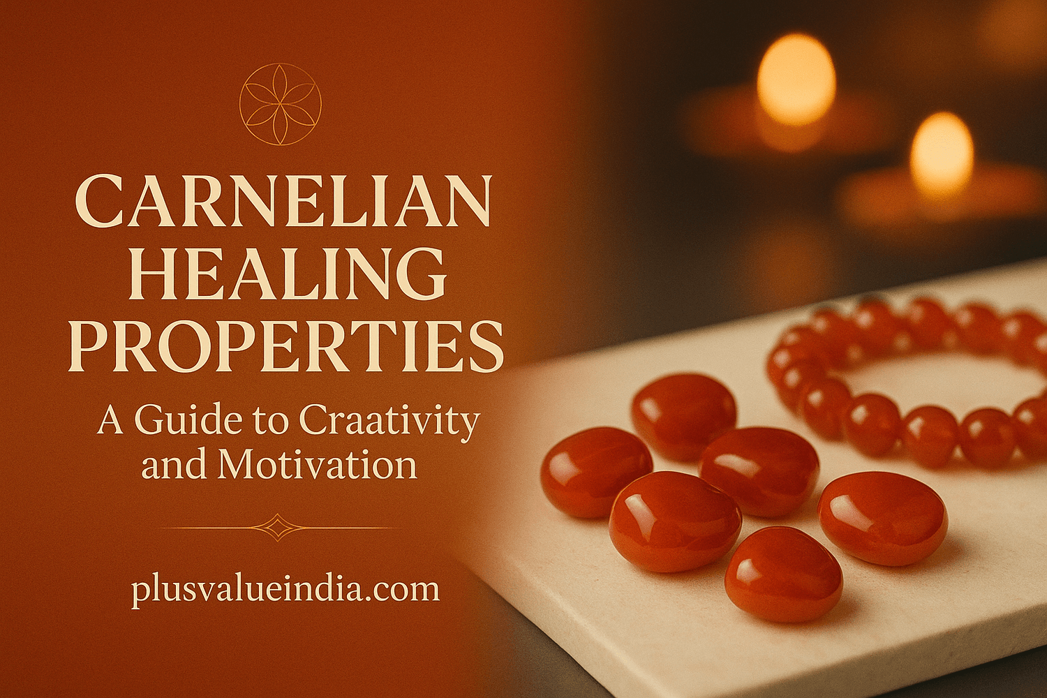 Carnelian Healing Properties: A Guide to Creativity and Motivation - plusvalueindia