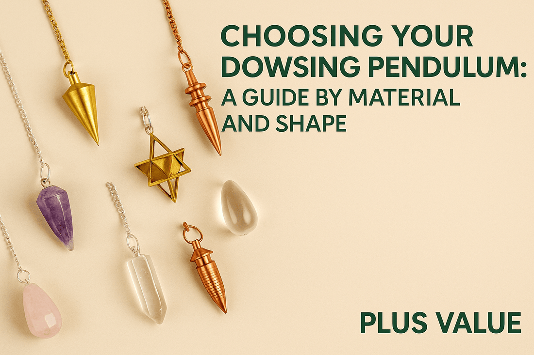 Choosing Your Dowsing Pendulum: A Guide by Material and Shape - plusvalueindia