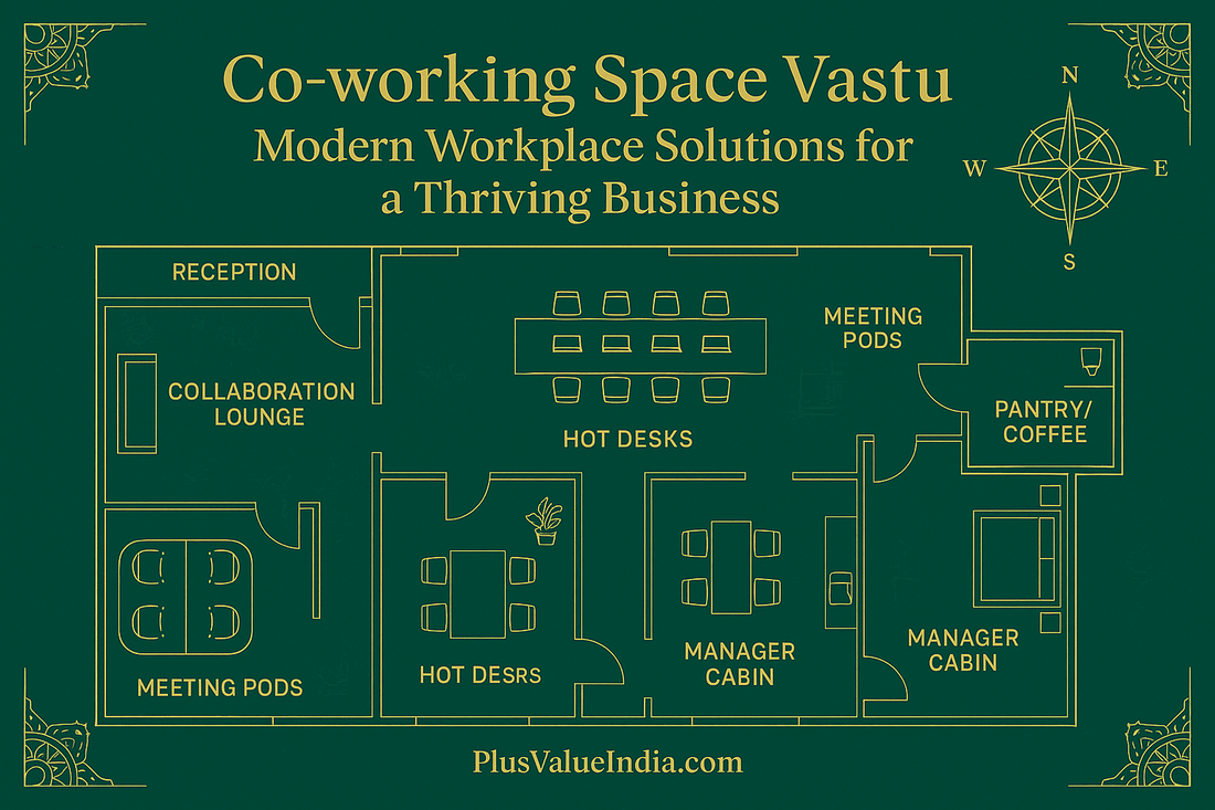 Co-working Space Vastu: Modern Workplace Solutions for a Thriving Business - plusvalueindia