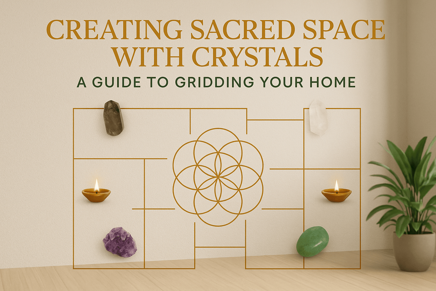 Creating Sacred Space with Crystals: A Guide to Gridding Your Home - plusvalueindia