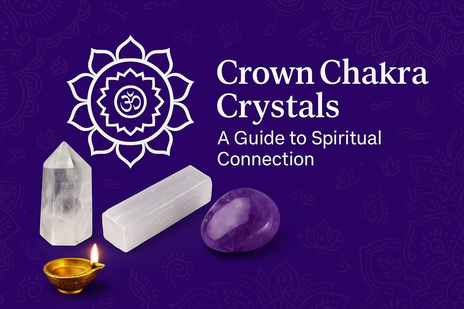 Crown Chakra Crystals: A Guide to Spiritual Connection