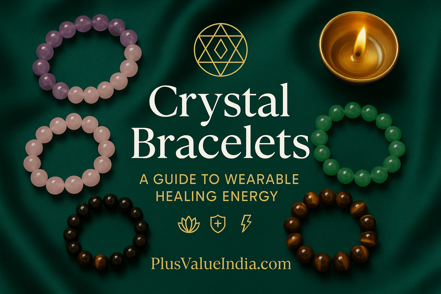 Crystal Bracelets: A Guide to Wearable Healing Energy - plusvalueindia