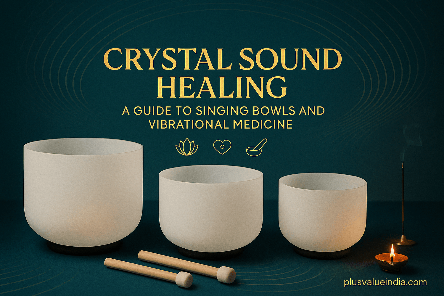 Crystal Sound Healing: A Guide to Singing Bowls and Vibrational Medicine - plusvalueindia