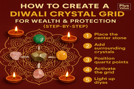 The Ultimate Manifestation Tool: How to Create a Festive Crystal Grid for Wealth & Protection This Diwali