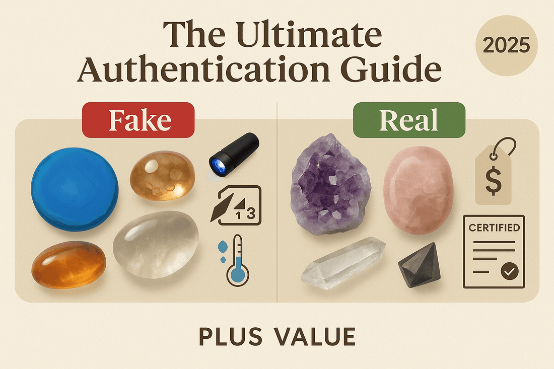 Fake vs Real Crystals: The Ultimate Authentication Guide for 2025 - plusvalueindia