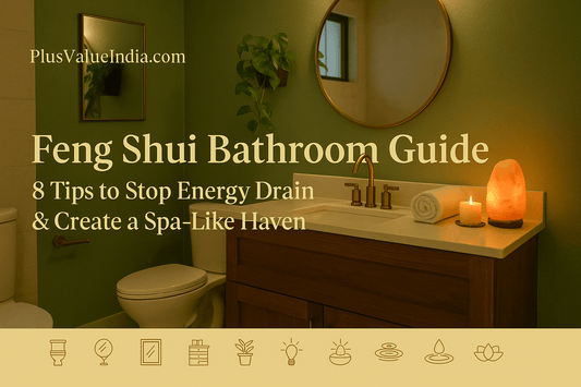 Feng Shui Bathroom Guide: 8 Tips to Stop Energy Drain & Create a Spa-Like Haven - plusvalueindia