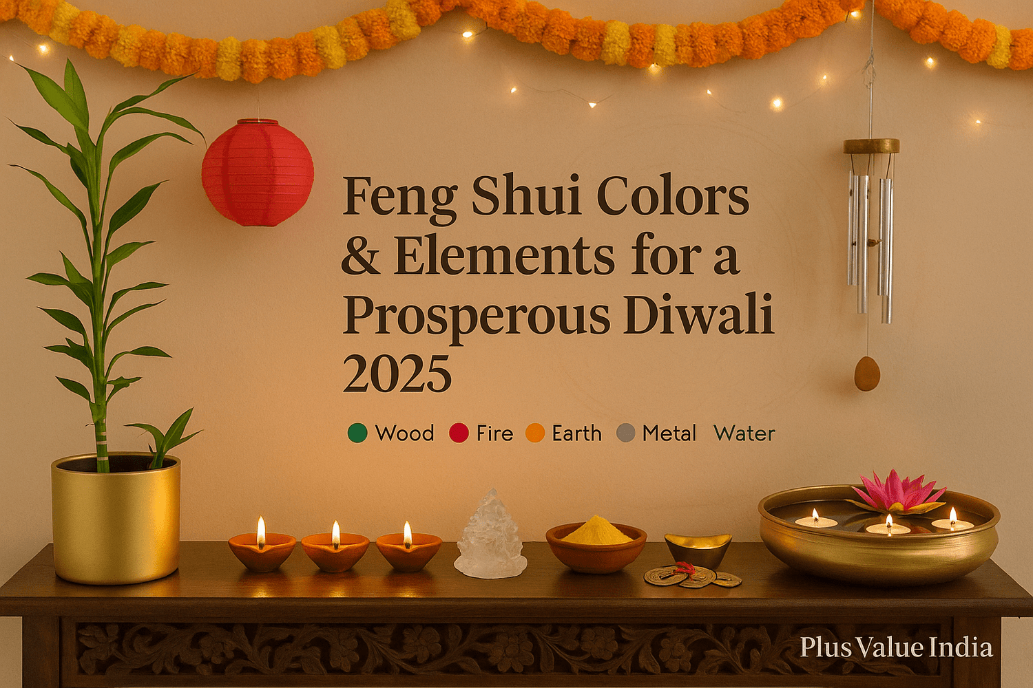 Feng Shui Colors & Elements for a Prosperous Diwali 2026 - plusvalueindia