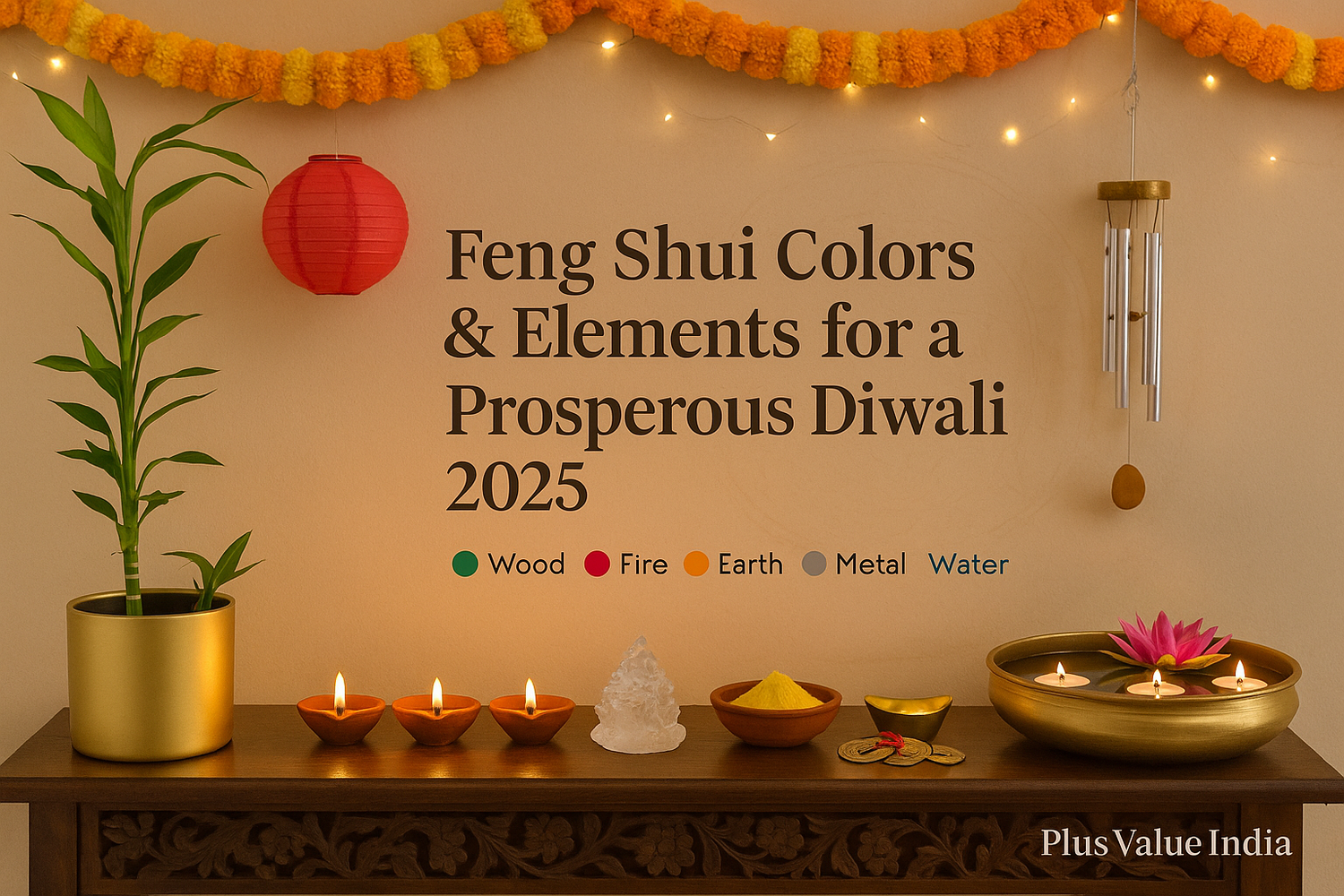 Feng Shui Colors & Elements for a Prosperous Diwali 2025