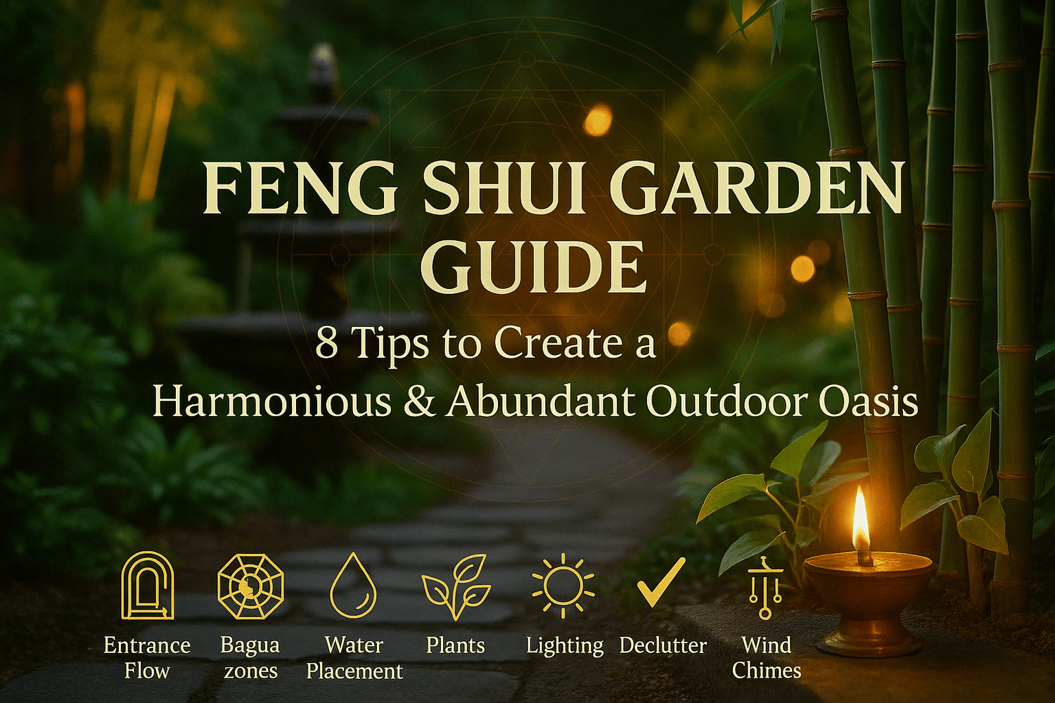 Feng Shui Garden Guide: 8 Tips to Create a Harmonious & Abundant Outdoor Oasis - plusvalueindia