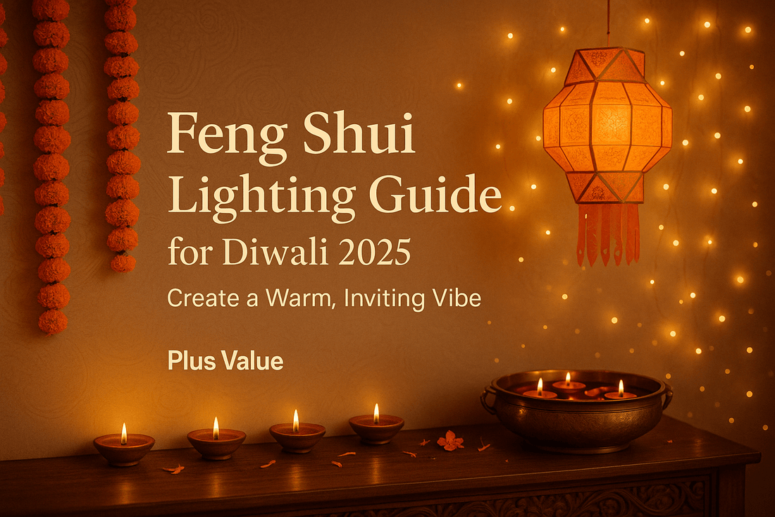 Feng Shui Lighting Guide for Diwali 2025: Create a Warm, Inviting Vibe - plusvalueindia