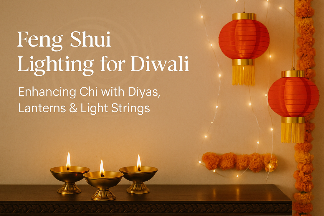 Feng Shui Lighting for Diwali: Enhancing Chi with Diyas, Lanterns & Light Strings