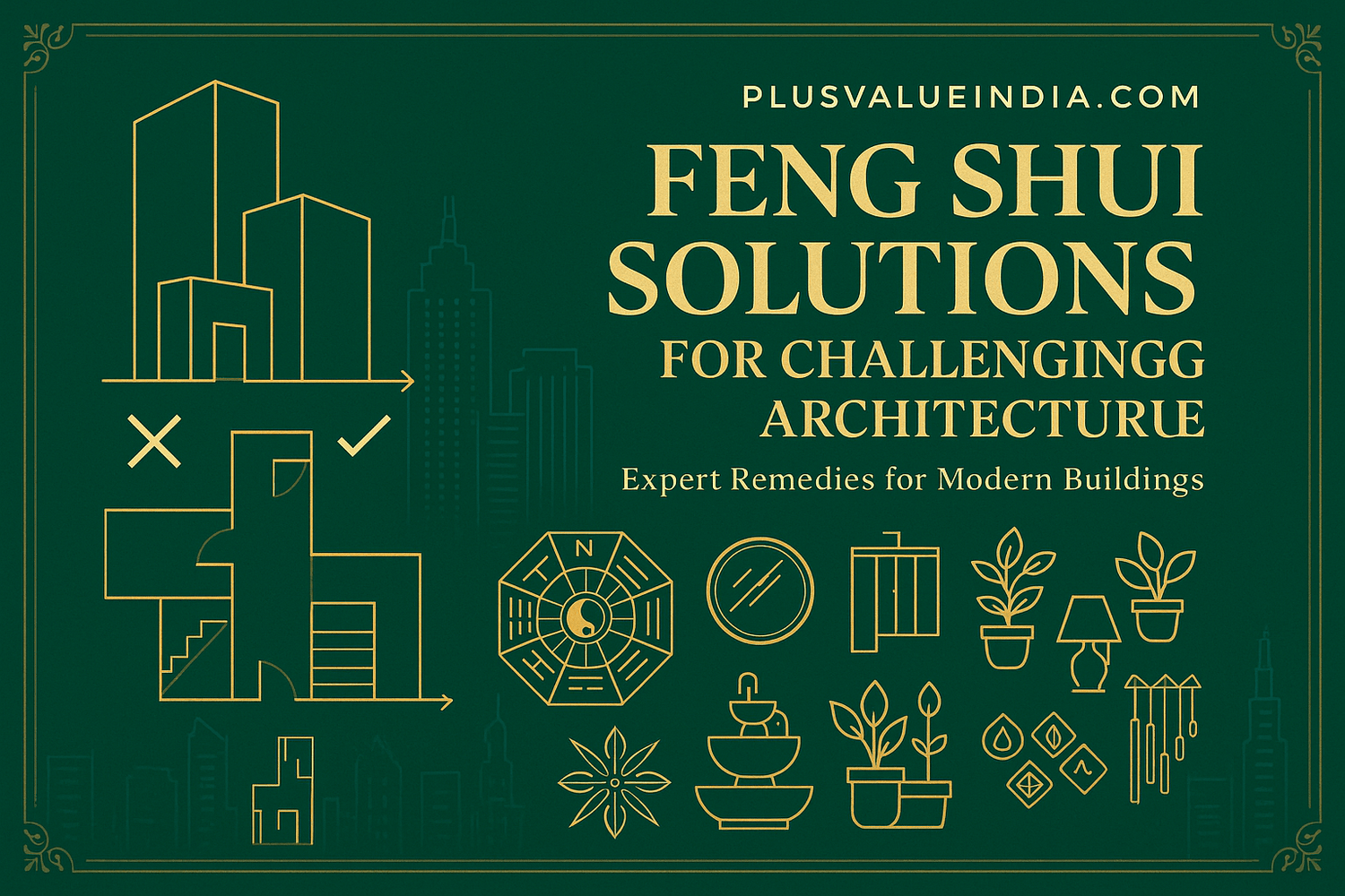Feng Shui Solutions for Challenging Architecture: Expert Remedies for Modern Buildings - plusvalueindia