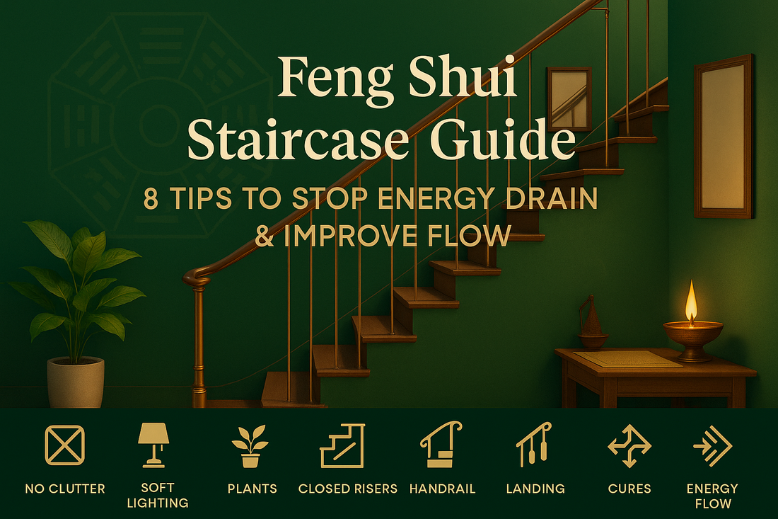 Feng Shui Staircase Guide: 8 Tips to Stop Energy Drain & Improve Flow