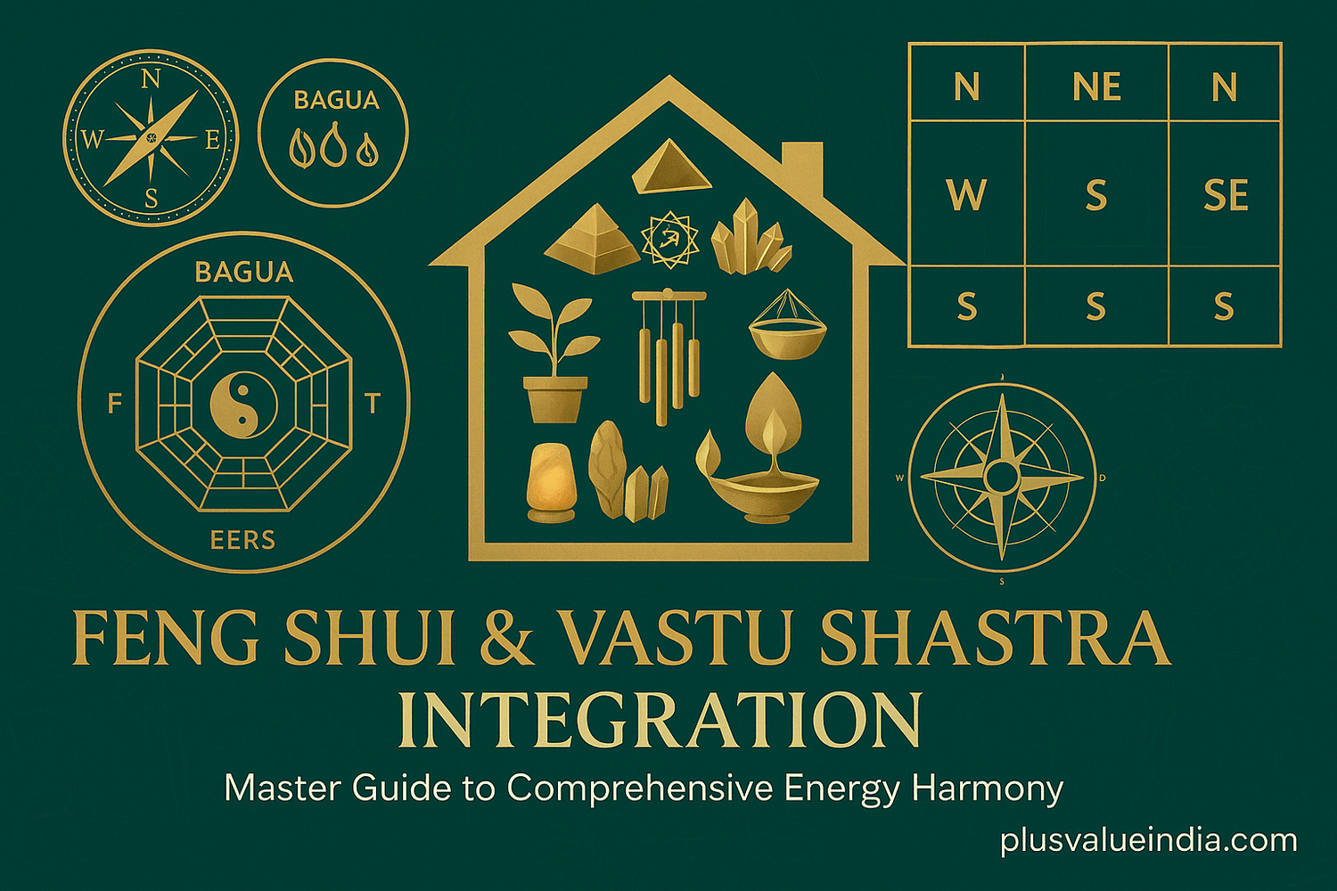 Feng Shui & Vastu Shastra Integration: Master Guide to Comprehensive Energy Harmony - plusvalueindia
