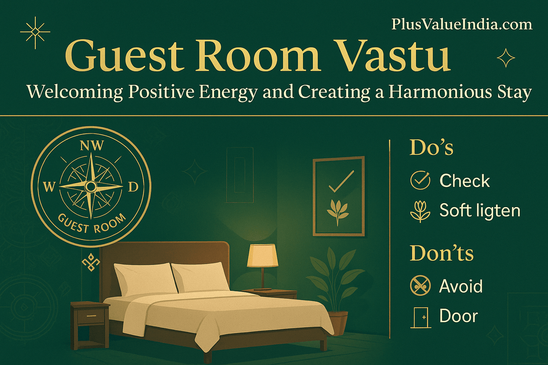Guest Room Vastu: Welcoming Positive Energy and Creating a Harmonious Stay - plusvalueindia
