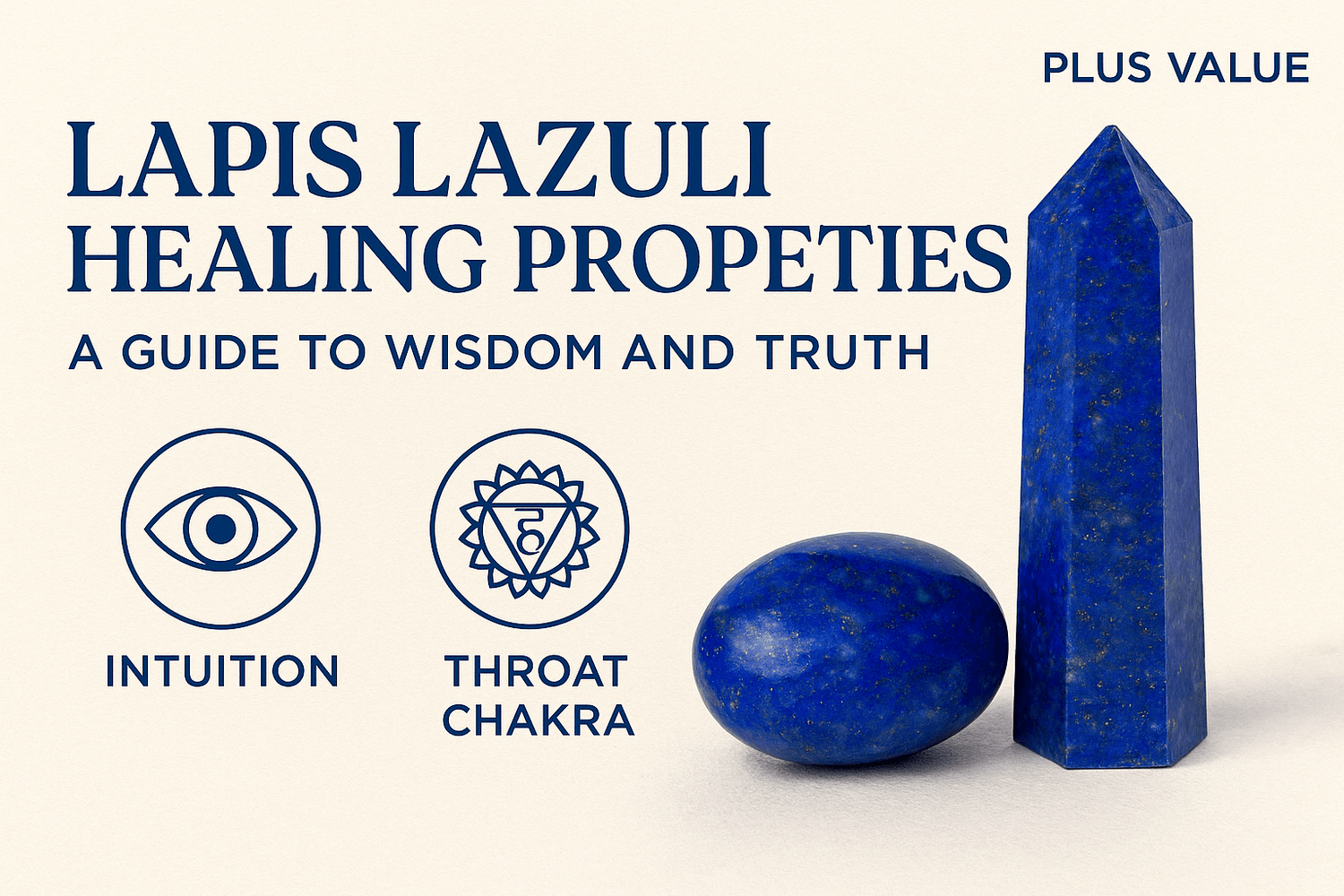 Lapis Lazuli Healing Properties: A Guide to Wisdom and Truth - plusvalueindia