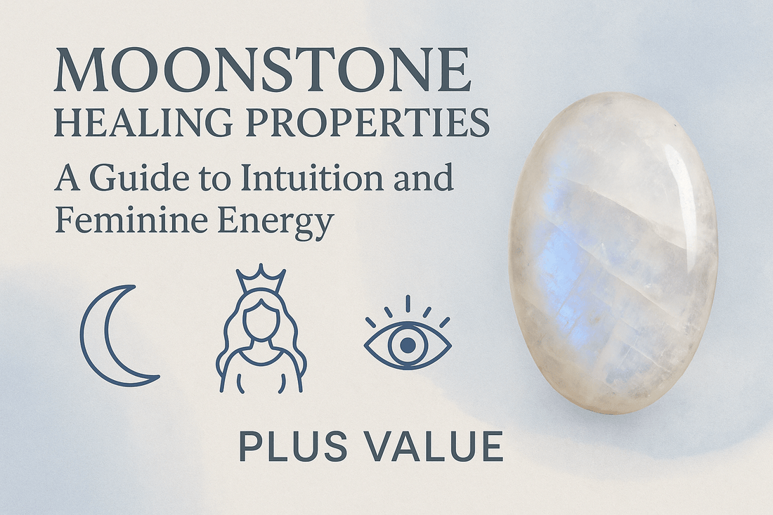 Moonstone Healing Properties: A Guide to Intuition and Feminine Energy" - plusvalueindia