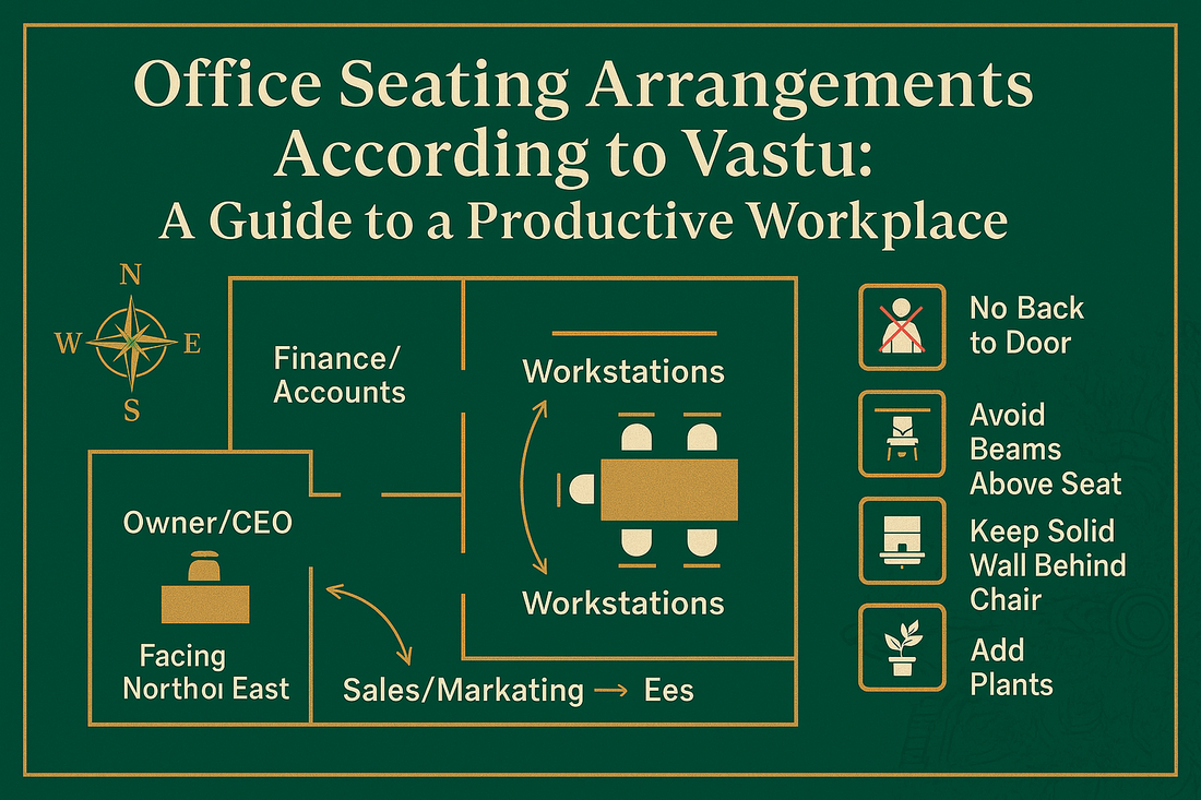 Office Seating Arrangements According to Vastu: A Guide to a Productive Workplace