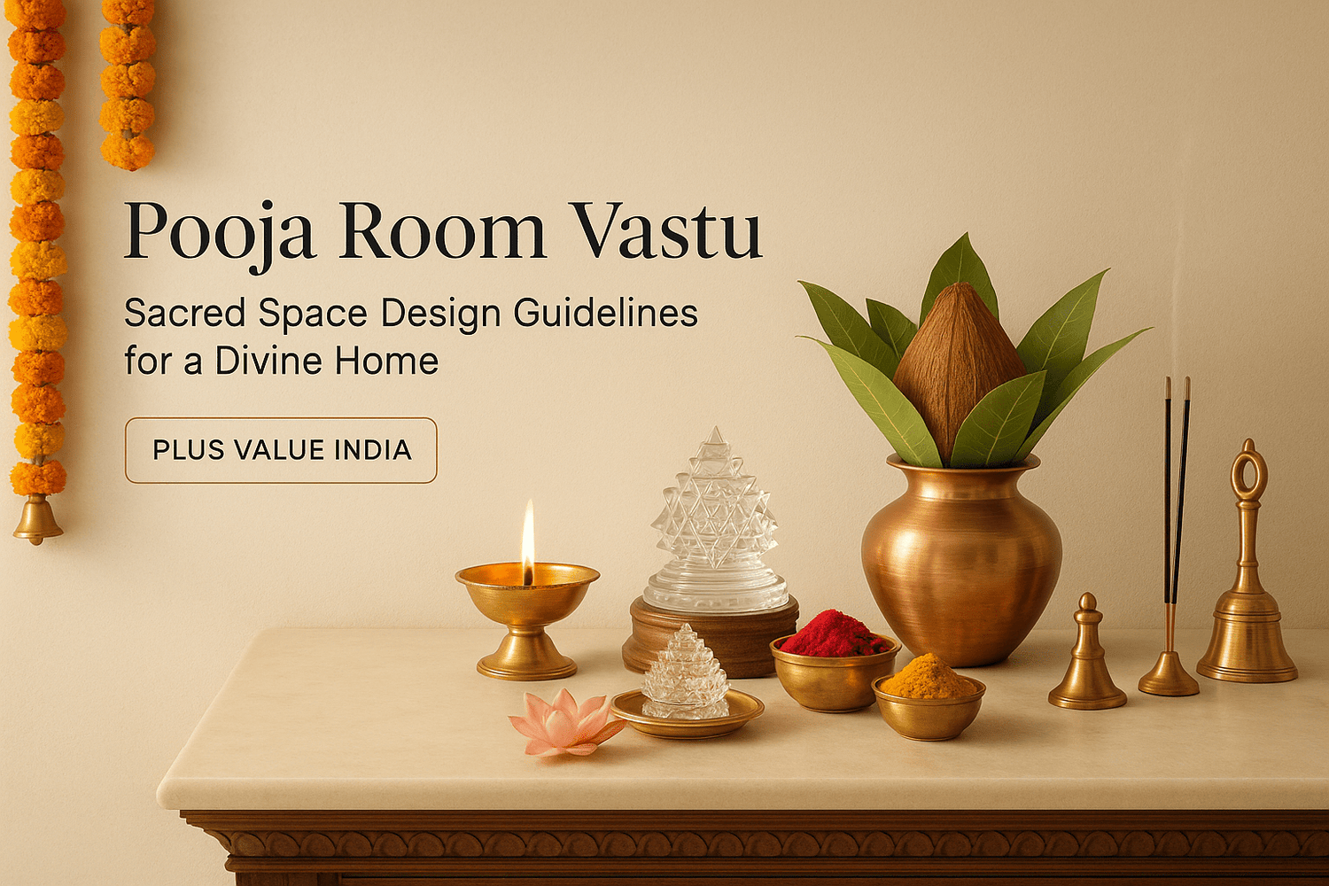 Pooja Room Vastu: Sacred Space Design Guidelines for a Divine Home - plusvalueindia