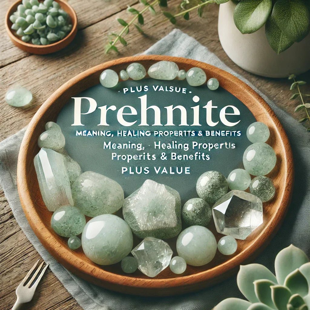 Prehnite Crystal: Meaning, Healing Properties & Benefits by Plus Value - plusvalueindia
