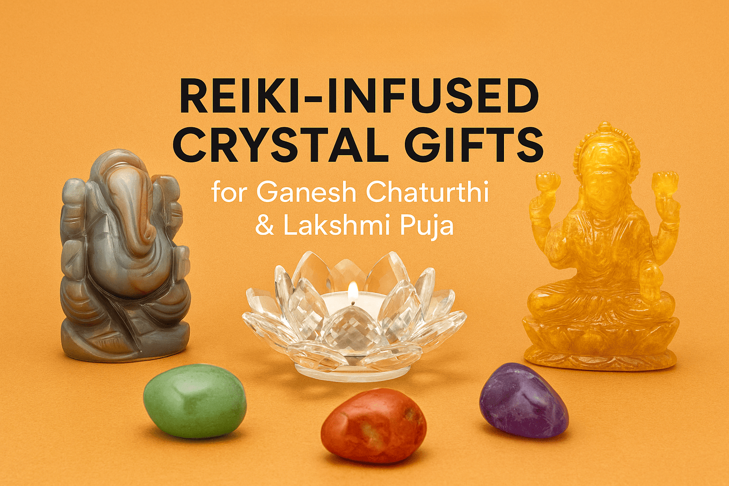 The Gift of Pure Energy: Gifting Reiki-Infused Crystals for Personal Blessings During Ganesh Chaturthi & Lakshmi Puja - plusvalueindia