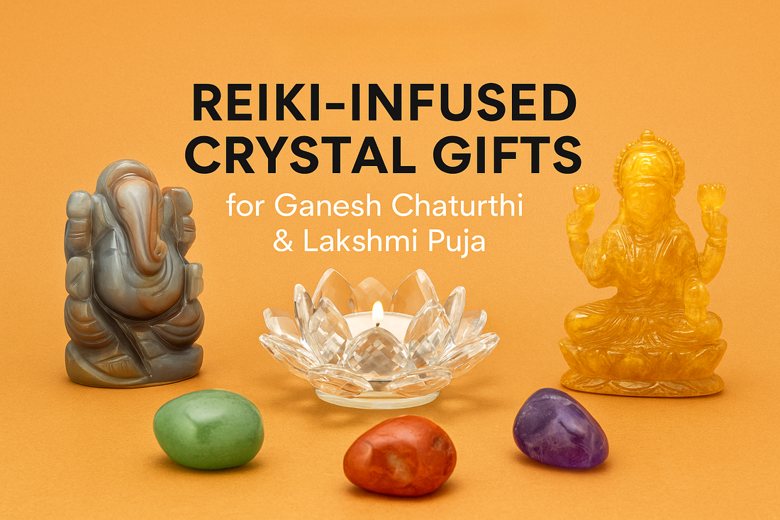 The Gift of Pure Energy: Gifting Reiki-Infused Crystals for Personal Blessings During Ganesh Chaturthi & Lakshmi Puja