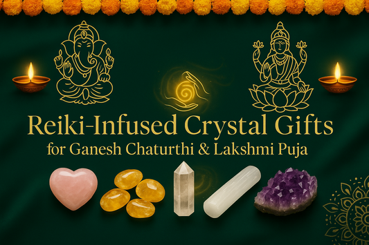 Reiki-Infused Crystal Gifts for Ganesh Chaturthi & Lakshmi Puja