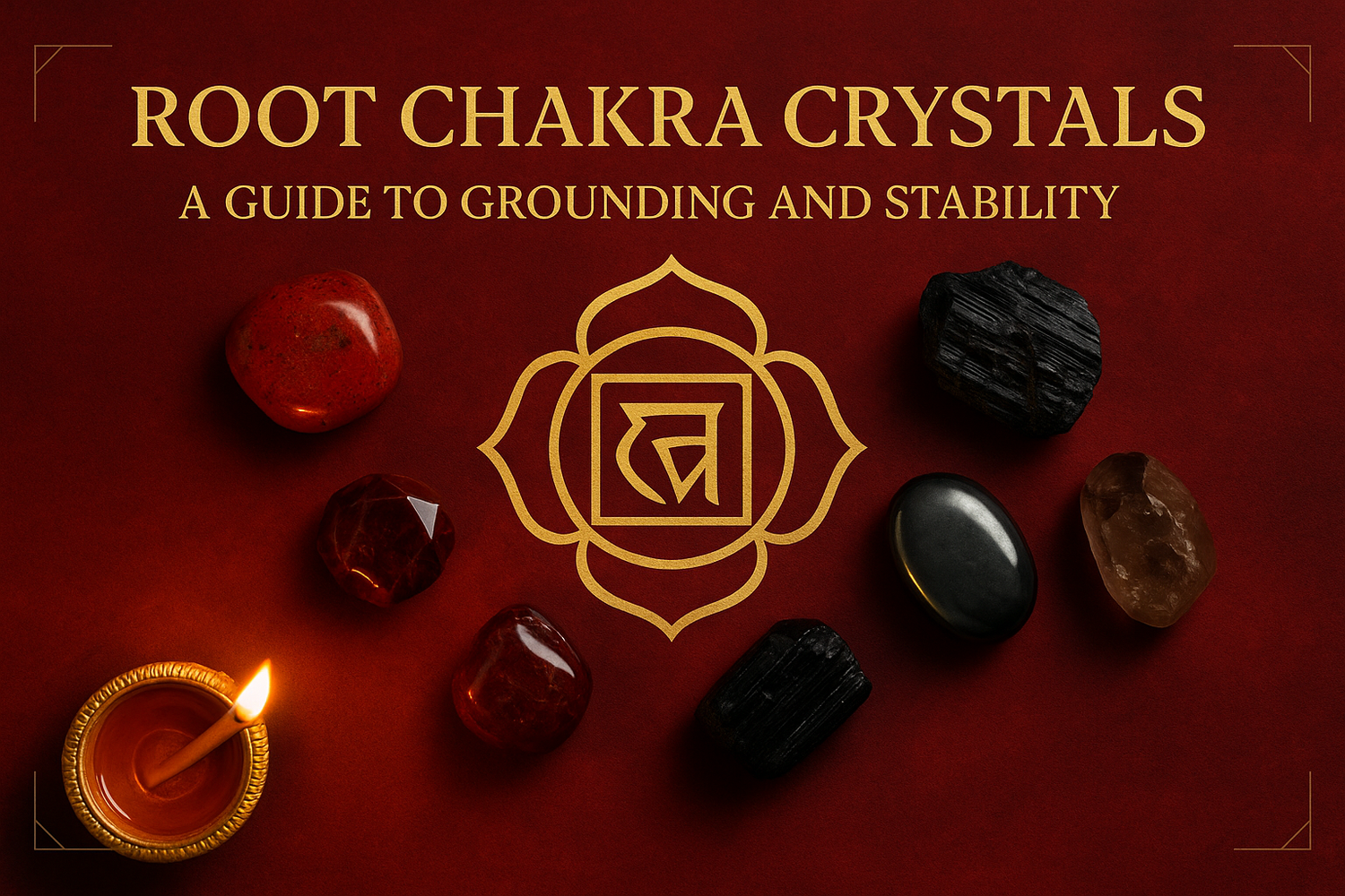 Root Chakra Crystals: A Guide to Grounding and Stability