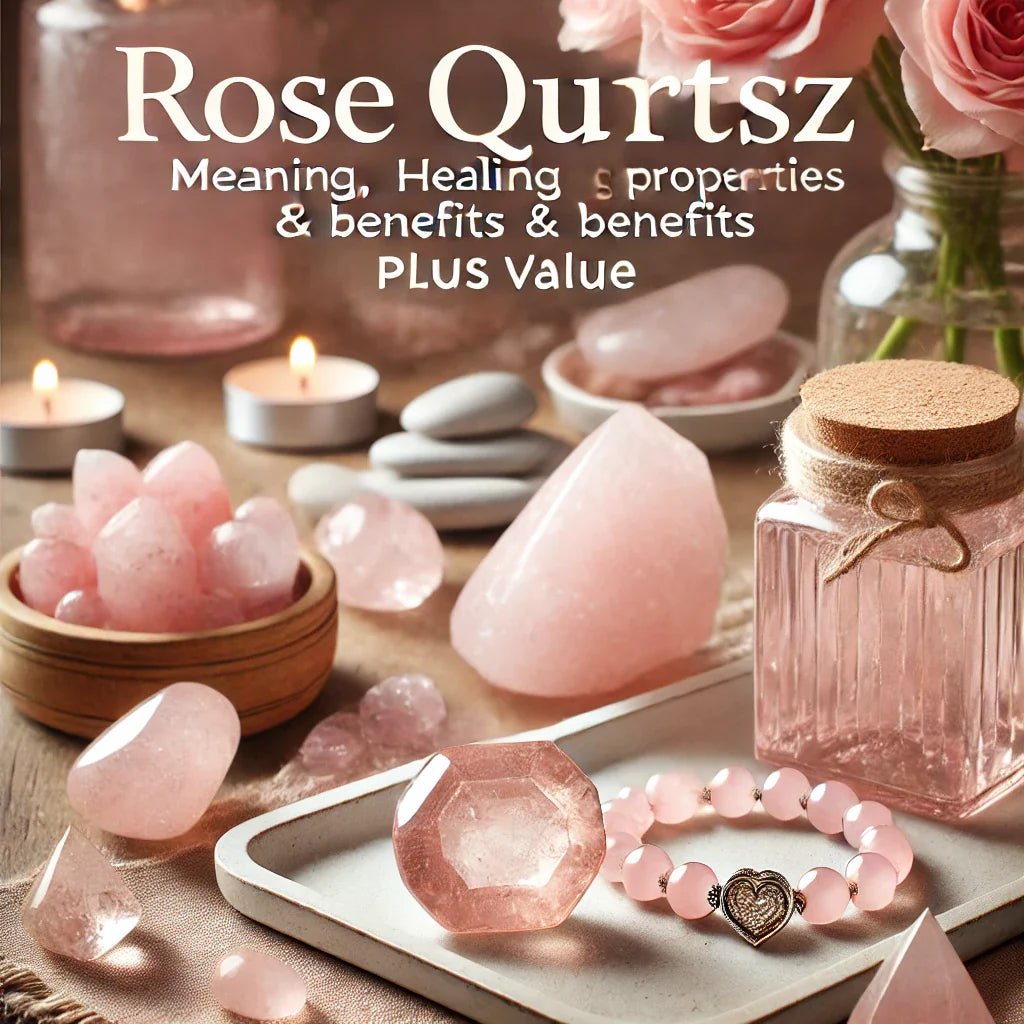 Rose Quartz Crystal Stone Meaning, Healing Properties & Benefits - Plusvalueindia - plusvalueindia
