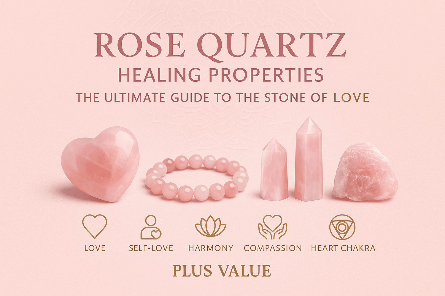 Rose Quartz Healing Properties: The Ultimate Guide to the Stone of Love - plusvalueindia