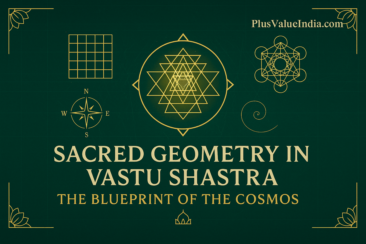 Sacred Geometry in Vastu Shastra: The Blueprint of the Cosmos - plusvalueindia