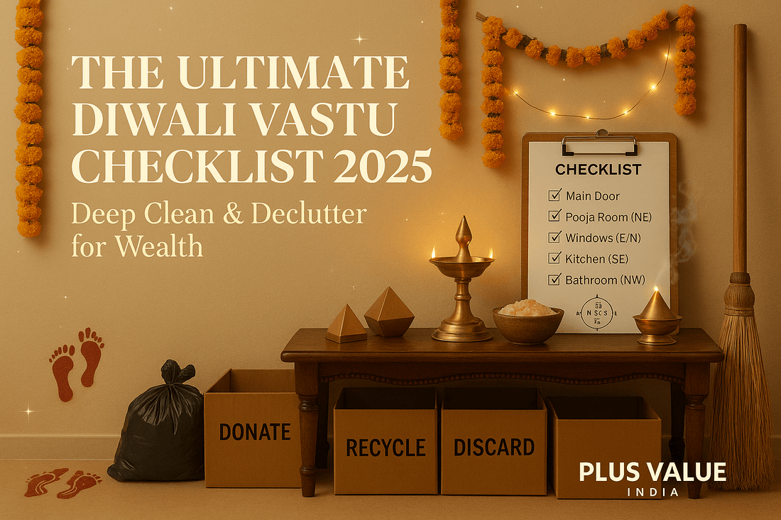 The Ultimate Diwali Vastu Checklist 2025: Deep Clean & Declutter for Wealth - plusvalueindia