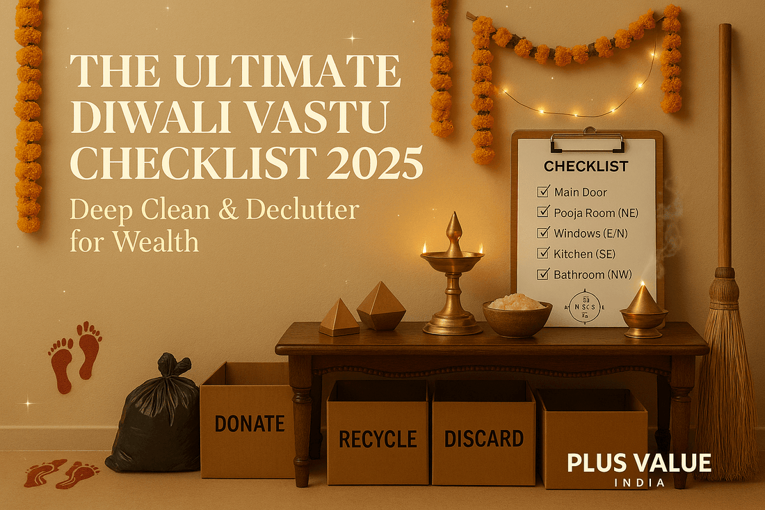 The Ultimate Diwali Vastu Checklist 2025: Deep Clean & Declutter for Wealth - plusvalueindia