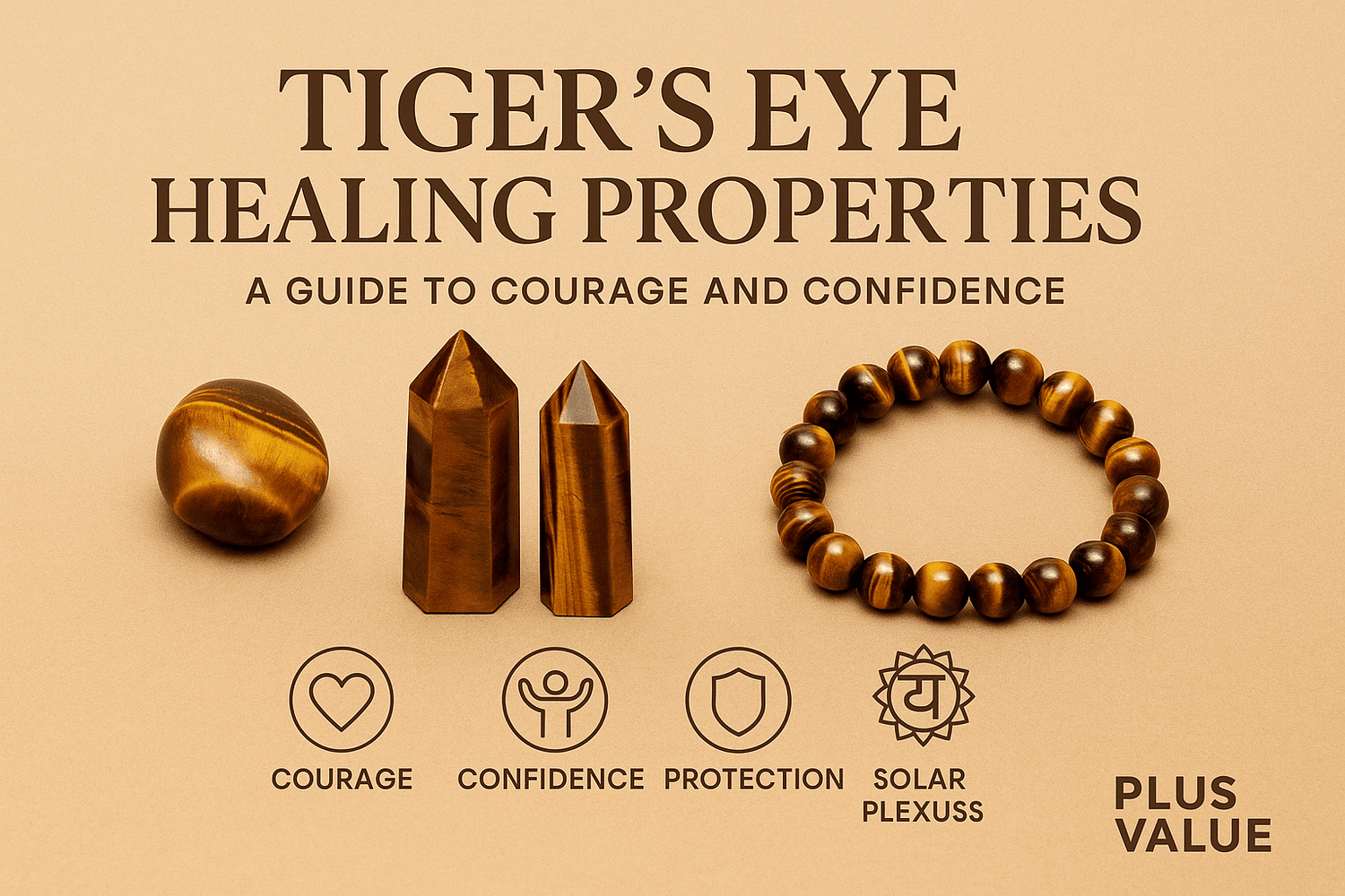 Tiger's Eye Healing Properties: A Guide to Courage and Confidence - plusvalueindia