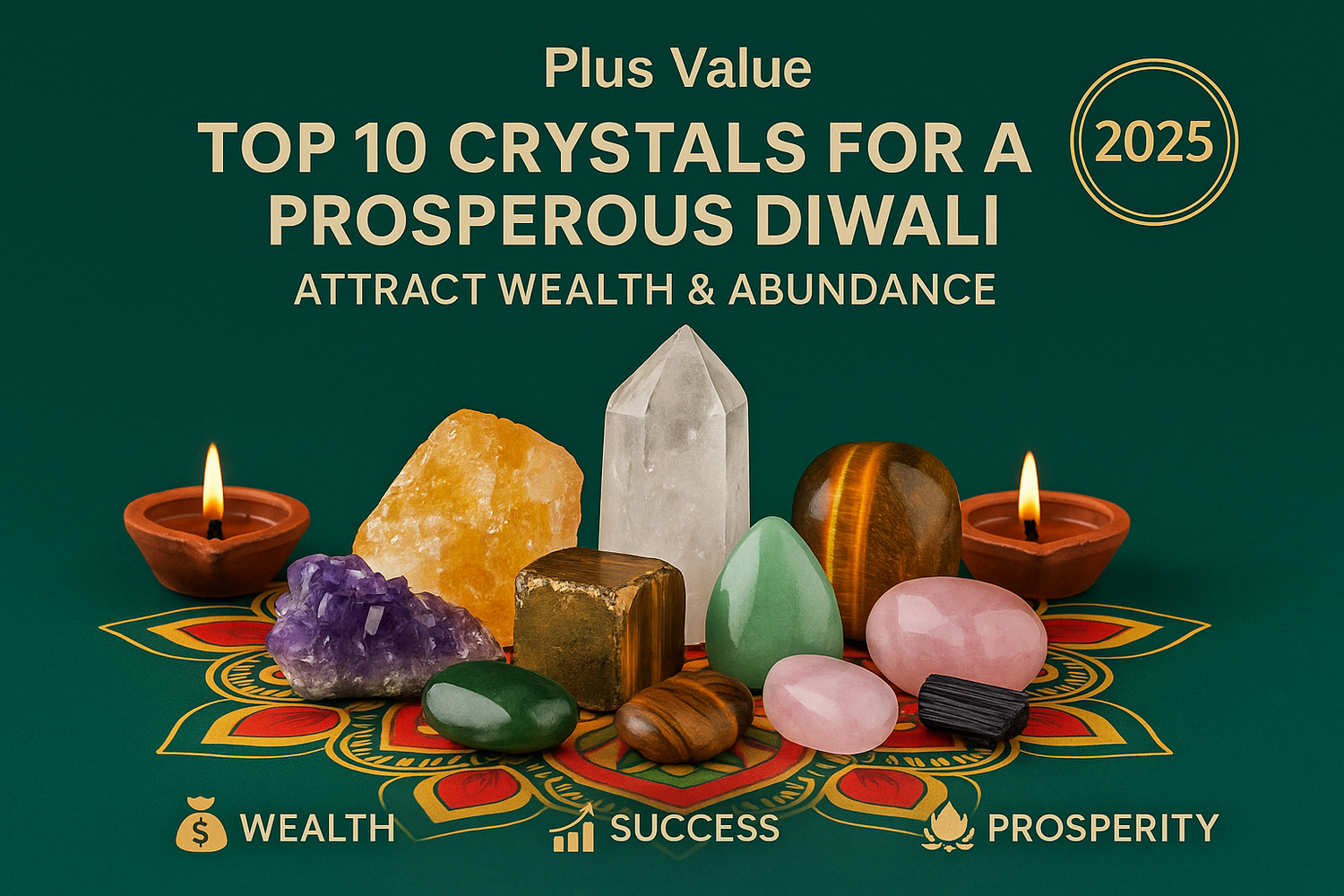 Top 10 Crystals for a Prosperous Diwali 2025: Attract Wealth & Abundance