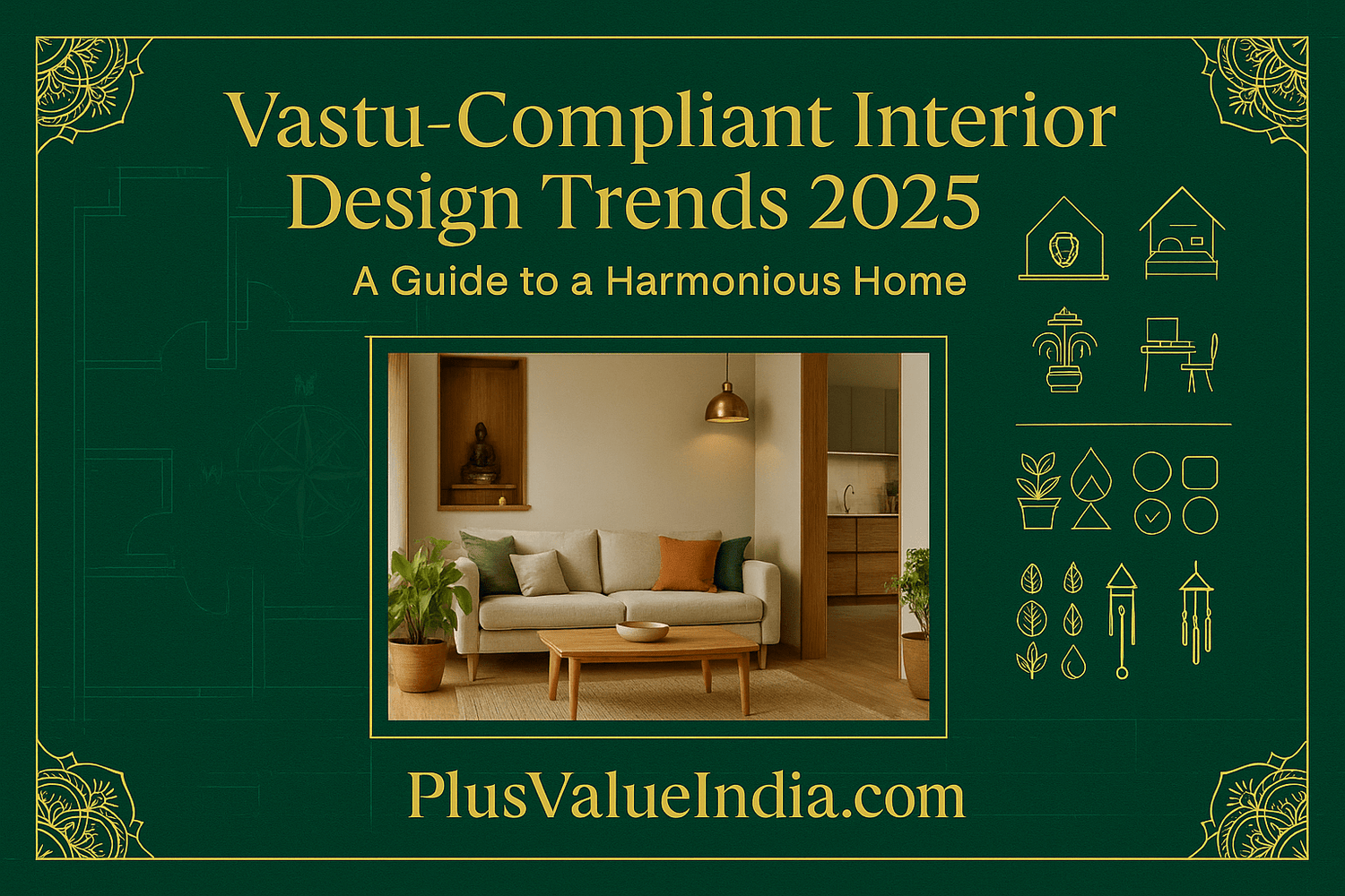 Vastu-Compliant Interior Design Trends 2025: A Guide to a Harmonious Home - plusvalueindia