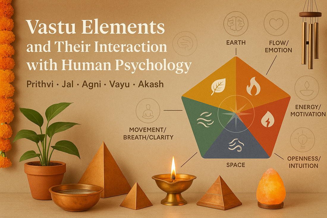 Vastu Elements and Their Interaction with Human Psychology