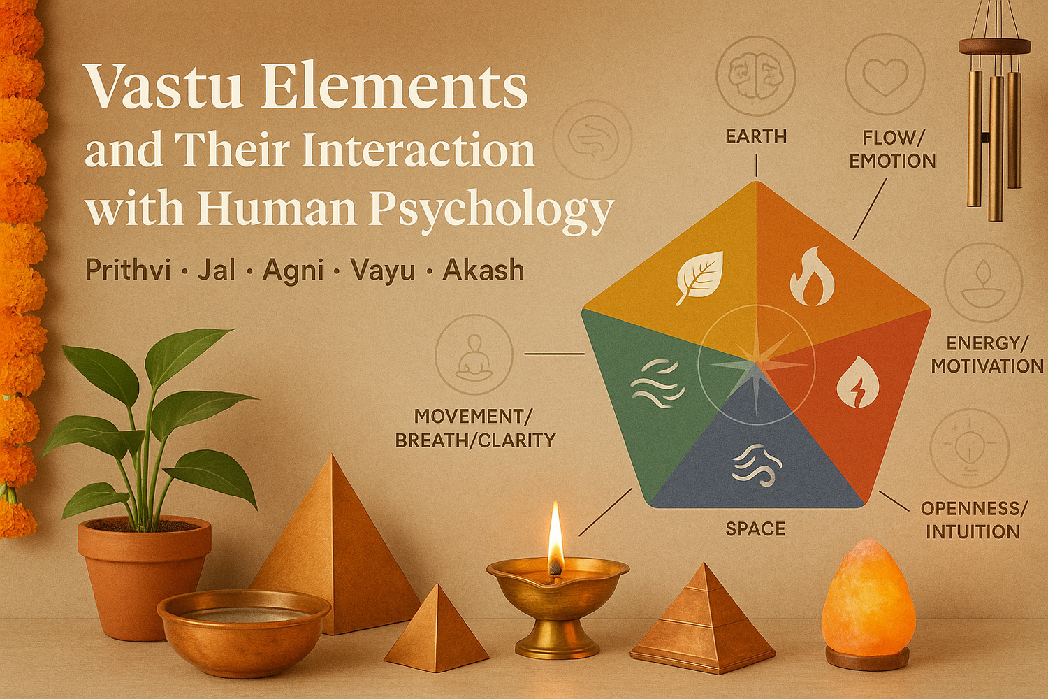 Vastu Elements and Their Interaction with Human Psychology